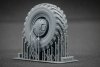 ScaleX WM 35015 GAZ Tiger V1 Ordinary wheel set (for Meng) 1/35